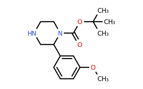 CAS 886768-13-4 | 2-(3-Methoxy-phenyl)-piperazine-1-carboxylic acid tert-butyl ester