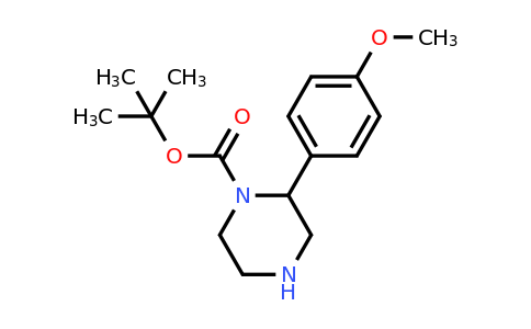CAS 886768-21-4 | 2-(4-Methoxy-phenyl)-piperazine-1-carboxylic acid tert-butyl ester