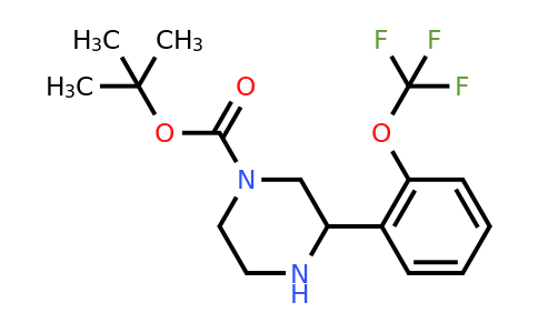 CAS 886768-25-8 | 3-(2-Trifluoromethoxy-phenyl)-piperazine-1-carboxylic acid tert-butyl ester
