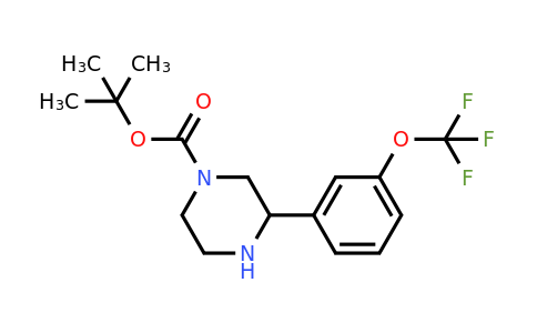 CAS 886768-33-8 | 3-(3-Trifluoromethoxy-phenyl)-piperazine-1-carboxylic acid tert-butyl ester