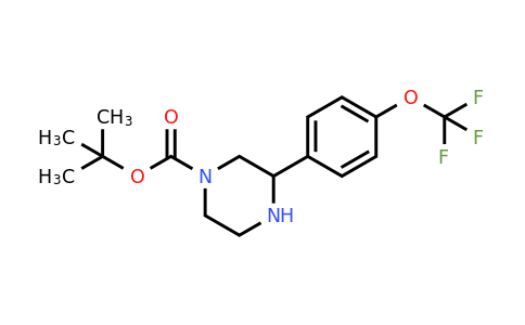 CAS 886768-41-8 | 3-(4-Trifluoromethoxy-phenyl)-piperazine-1-carboxylic acid tert-butyl ester