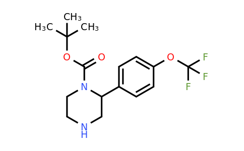 CAS 886768-45-2 | 2-(4-Trifluoromethoxy-phenyl)-piperazine-1-carboxylic acid tert-butyl ester