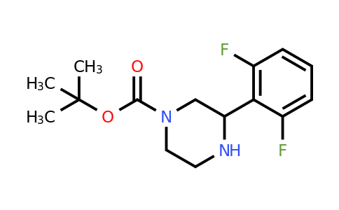 CAS 886768-73-6 | 3-(2,6-Difluoro-phenyl)-piperazine-1-carboxylic acid tert-butyl ester