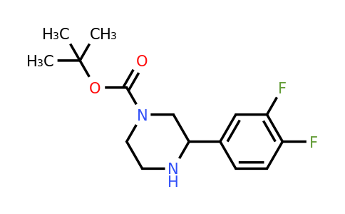 CAS 886768-81-6 | 3-(3,4-Difluoro-phenyl)-piperazine-1-carboxylic acid tert-butyl ester