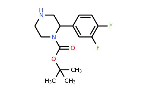 CAS 886768-85-0 | 2-(3,4-Difluoro-phenyl)-piperazine-1-carboxylic acid tert-butyl ester