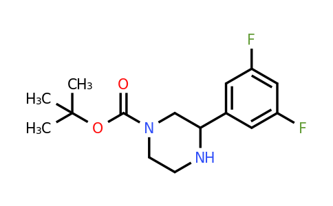 CAS 886768-90-7 | 3-(3,5-Difluoro-phenyl)-piperazine-1-carboxylic acid tert-butyl ester