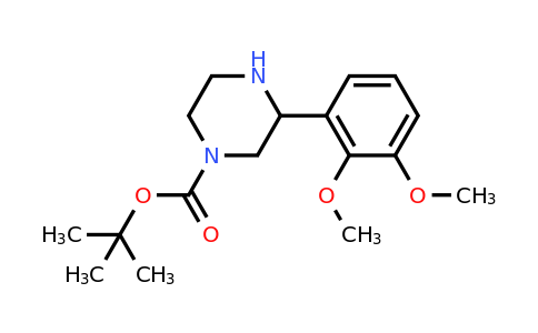 CAS 886769-39-7 | 3-(2,3-Dimethoxy-phenyl)-piperazine-1-carboxylic acid tert-butyl ester