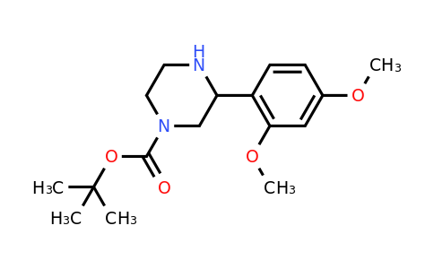 CAS 886769-51-3 | 3-(2,4-Dimethoxy-phenyl)-piperazine-1-carboxylic acid tert-butyl ester