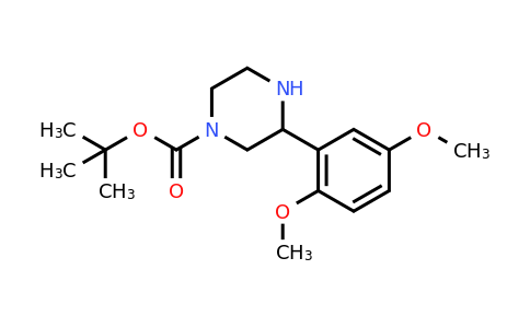 CAS 886769-62-6 | 3-(2,5-Dimethoxy-phenyl)-piperazine-1-carboxylic acid tert-butyl ester