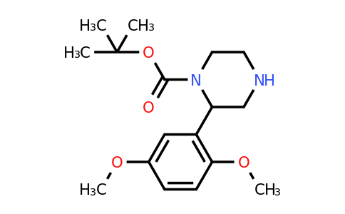 CAS 886769-68-2 | 2-(2,5-Dimethoxy-phenyl)-piperazine-1-carboxylic acid tert-butyl ester