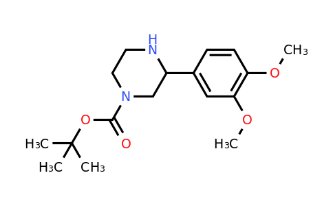 CAS 886769-74-0 | 3-(3,4-Dimethoxy-phenyl)-piperazine-1-carboxylic acid tert-butyl ester
