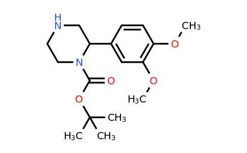 CAS 886769-79-5 | 2-(3,4-Dimethoxy-phenyl)-piperazine-1-carboxylic acid tert-butyl ester