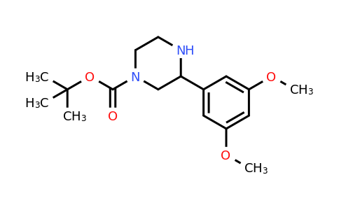 CAS 886769-84-2 | 3-(3,5-Dimethoxy-phenyl)-piperazine-1-carboxylic acid tert-butyl ester