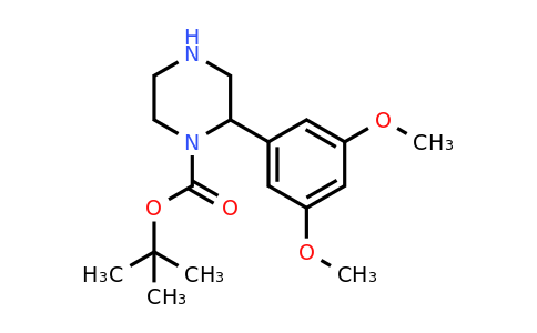 CAS 886769-89-7 | 2-(3,5-Dimethoxy-phenyl)-piperazine-1-carboxylic acid tert-butyl ester