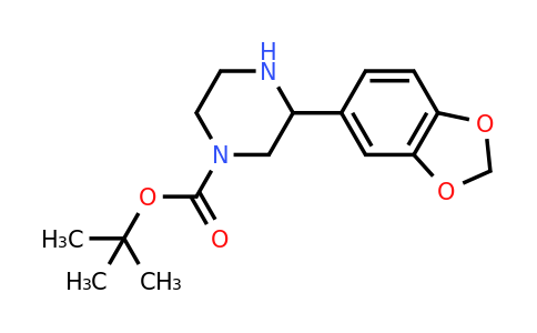 CAS 886769-95-5 | 3-Benzo[1,3]dioxol-5-YL-piperazine-1-carboxylic acid tert-butyl ester