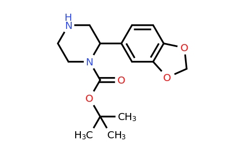 CAS 886770-00-9 | 2-Benzo[1,3]dioxol-5-YL-piperazine-1-carboxylic acid tert-butyl ester