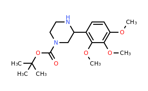 CAS 886770-11-2 | 3-(2,3,4-Trimethoxy-phenyl)-piperazine-1-carboxylic acid tert-butyl ester