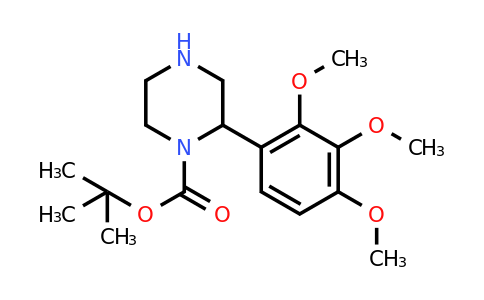 CAS 886770-16-7 | 2-(2,3,4-Trimethoxy-phenyl)-piperazine-1-carboxylic acid tert-butyl ester