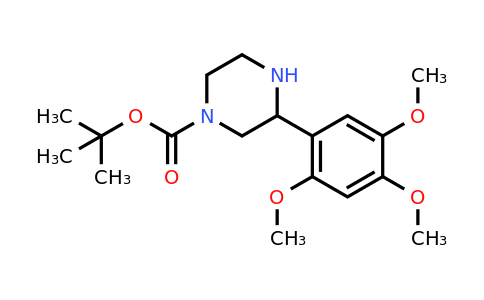 CAS 886770-21-4 | 3-(2,4,5-Trimethoxy-phenyl)-piperazine-1-carboxylic acid tert-butyl ester