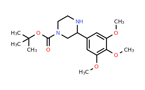 CAS 886770-31-6 | 3-(3,4,5-Trimethoxy-phenyl)-piperazine-1-carboxylic acid tert-butyl ester