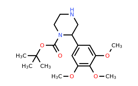 CAS 886770-36-1 | 2-(3,4,5-Trimethoxy-phenyl)-piperazine-1-carboxylic acid tert-butyl ester