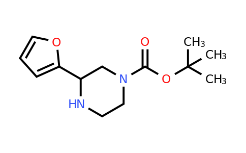 CAS 886771-26-2 | Tert-butyl 3-(furan-2-YL)piperazine-1-carboxylate
