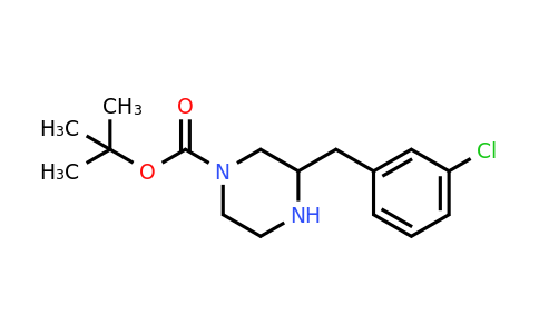 CAS 886772-50-5 | 3-(3-Chloro-benzyl)-piperazine-1-carboxylic acid tert-butyl ester