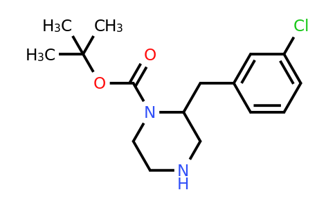 CAS 886772-56-1 | 2-(3-Chloro-benzyl)-piperazine-1-carboxylic acid tert-butyl ester