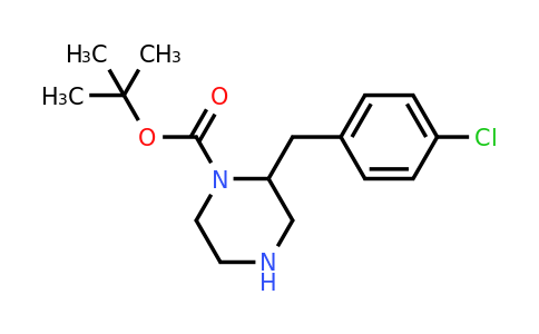 CAS 886772-68-5 | 2-(4-Chloro-benzyl)-piperazine-1-carboxylic acid tert-butyl ester