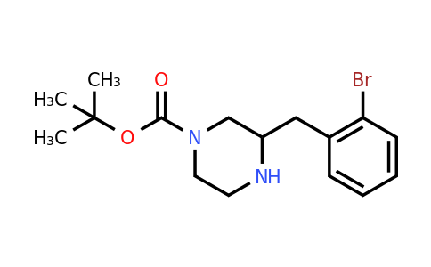 CAS 886772-74-3 | 3-(2-Bromo-benzyl)-piperazine-1-carboxylic acid tert-butyl ester