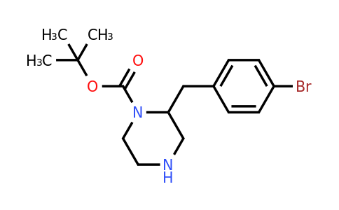 CAS 886773-04-2 | 2-(4-Bromo-benzyl)-piperazine-1-carboxylic acid tert-butyl ester