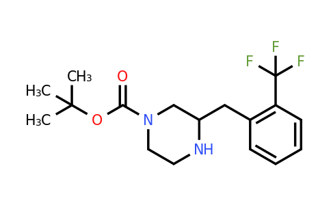 CAS 886773-10-0 | 3-(2-Trifluoromethyl-benzyl)-piperazine-1-carboxylic acid tert-butyl ester