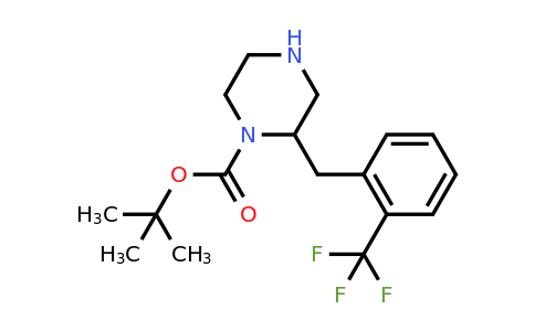 CAS 886773-16-6 | 2-(2-Trifluoromethyl-benzyl)-piperazine-1-carboxylic acid tert-butyl ester