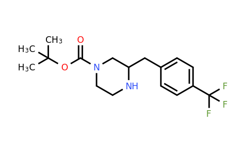 CAS 886773-34-8 | 3-(4-Trifluoromethyl-benzyl)-piperazine-1-carboxylic acid tert-butyl ester