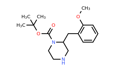 CAS 886773-53-1 | 2-(2-Methoxy-benzyl)-piperazine-1-carboxylic acid tert-butyl ester