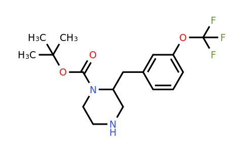 CAS 886774-02-3 | 2-(3-Trifluoromethoxy-benzyl)-piperazine-1-carboxylic acid tert-butyl ester