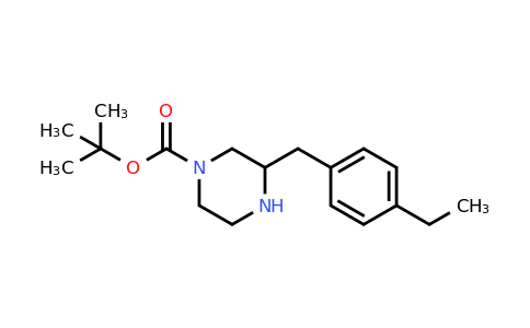 CAS 886774-23-8 | 3-(4-Ethyl-benzyl)-piperazine-1-carboxylic acid tert-butyl ester