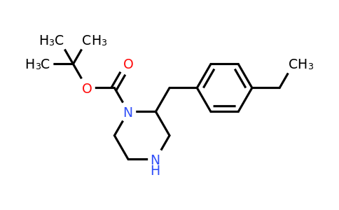CAS 886774-30-7 | 2-(4-Ethyl-benzyl)-piperazine-1-carboxylic acid tert-butyl ester