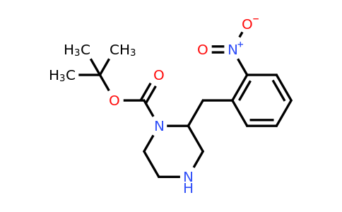 CAS 886774-72-7 | 2-(2-Nitro-benzyl)-piperazine-1-carboxylic acid tert-butyl ester