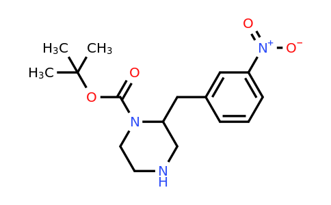 CAS 886774-86-3 | 2-(3-Nitro-benzyl)-piperazine-1-carboxylic acid tert-butyl ester
