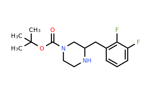 CAS 886775-07-1 | 3-(2,3-Difluoro-benzyl)-piperazine-1-carboxylic acid tert-butyl ester
