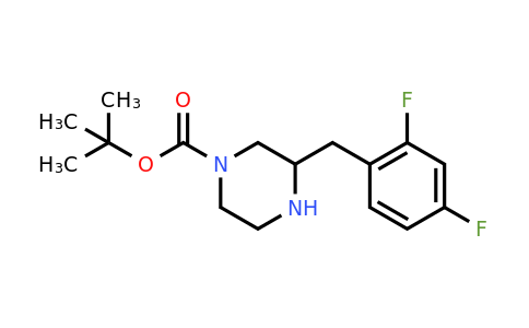 CAS 886775-21-9 | 3-(2,4-Difluoro-benzyl)-piperazine-1-carboxylic acid tert-butyl ester