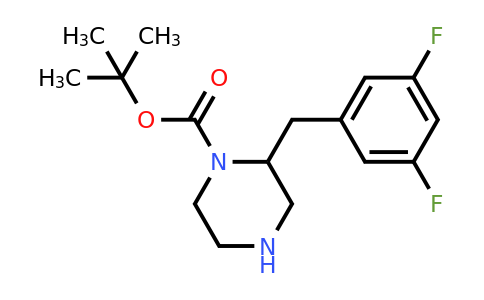 CAS 886775-92-4 | 2-(3,5-Difluoro-benzyl)-piperazine-1-carboxylic acid tert-butyl ester