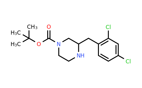 CAS 886776-12-1 | 3-(2,4-Dichloro-benzyl)-piperazine-1-carboxylic acid tert-butyl ester