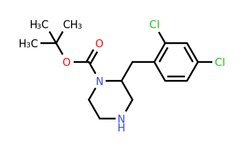 CAS 886776-19-8 | 2-(2,4-Dichloro-benzyl)-piperazine-1-carboxylic acid tert-butyl ester