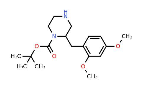 CAS 886777-01-1 | 2-(2,4-Dimethoxy-benzyl)-piperazine-1-carboxylic acid tert-butyl ester
