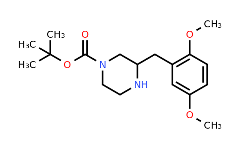 CAS 886777-08-8 | 3-(2,5-Dimethoxy-benzyl)-piperazine-1-carboxylic acid tert-butyl ester