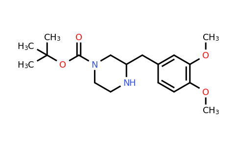 CAS 886777-22-6 | 3-(3,4-Dimethoxy-benzyl)-piperazine-1-carboxylic acid tert-butyl ester