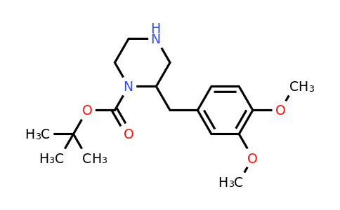 CAS 886777-29-3 | 2-(3,4-Dimethoxy-benzyl)-piperazine-1-carboxylic acid tert-butyl ester