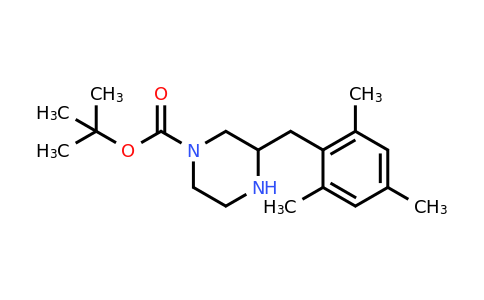 CAS 886777-49-7 | 3-(2,4,6-Trimethyl-benzyl)-piperazine-1-carboxylic acid tert-butyl ester
